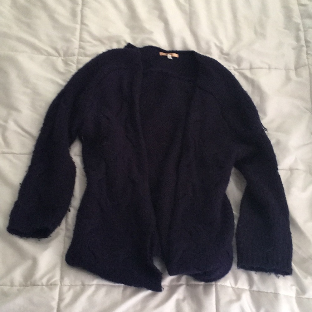 Navy blue cardigan